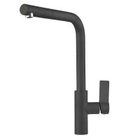 Смеситель Granula GR-2502 для кухонной мойки, черный