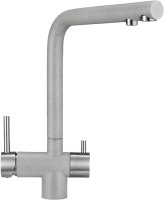 Смеситель Granula GR-2305 для кухонной мойки, базальт