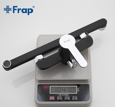 Смеситель для ванны Frap H42 F2242 универсальный Черный матовый Хром 