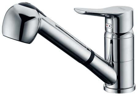 Смеситель для кухонной мойки D&K Mosel Rhein DA1262501 с вытяжной лейкой 