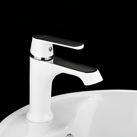 Смеситель для раковины Frap H31 F1031 Белый Хром 