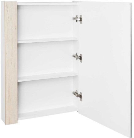 Зеркальный шкаф Aquaton Кантри 55 1A257702AHB20 Белый глянцевый Дуб верона 