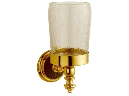 Стакан для зубных щеток Boheme Palazzo Nero 10154 Золото 