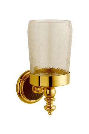 Стакан для зубных щеток Boheme Palazzo Nero 10154 Золото 