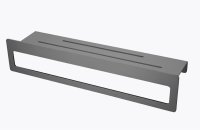 Полка с держателем полотенец Raglo R340.04.09, графит