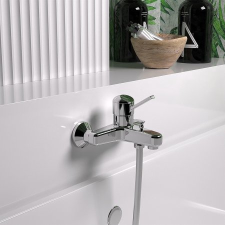 Смеситель для ванны Paini Creta 30CR111R2LMKM Хром 