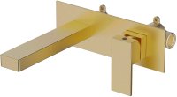 Смеситель Timo Selene 2071/17SM с внутренней частью, для раковины, золото матовое