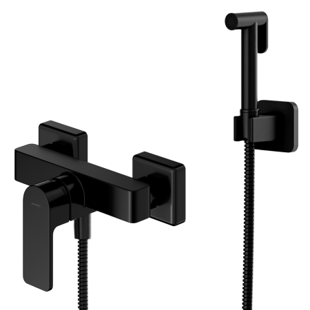 Гигиенический душ настенный OMNIRES Baretti SYSBABI21BL чёрный 