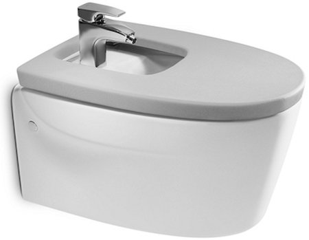 Биде Roca Khroma 357655000 подвесное Белое 