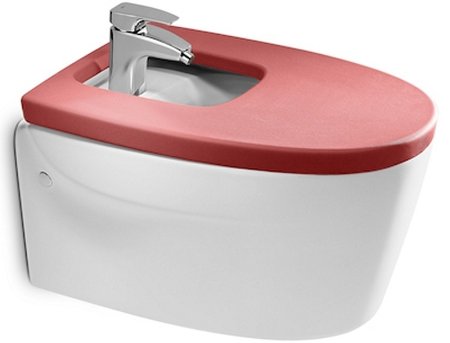 Биде Roca Khroma 357655000 подвесное Белое 