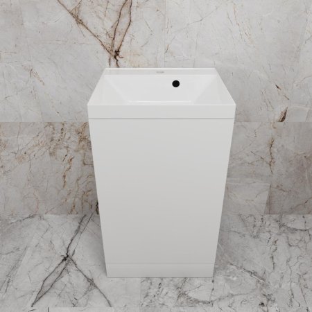 Тумба напольная Style Line "МОНО 50" под ASTI 50, белый глянец 