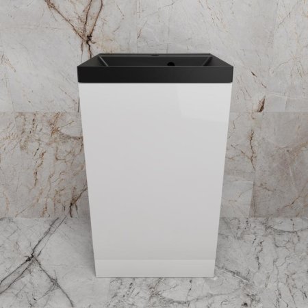 Тумба напольная Style Line "МОНО 50" под ASTI 50, белый глянец 