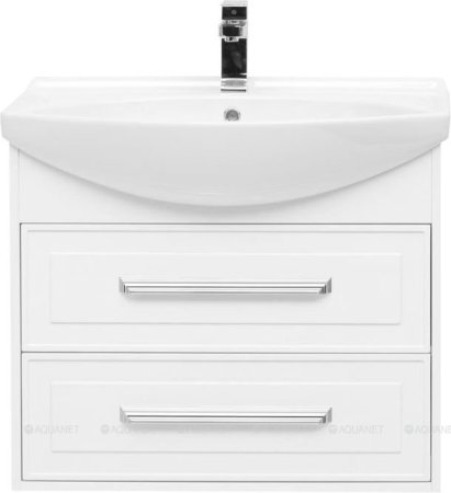 Тумба с раковиной Aquanet Остин 75 белый 