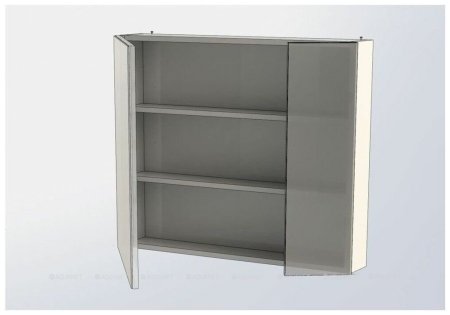 Зеркало-шкаф Aquanet Порто 80 белый 