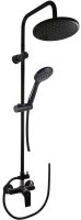 Душевая система Rav Slezak Colorado CO182.5/3CMATC Черный матовый