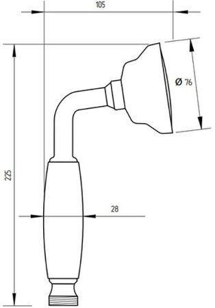 Ручной душ Migliore Ricambi 20045 Медь 