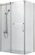 Душевой уголок Azario Vancouver 120х100 AZ-NKF1131L 1000 профиль Серебро стекло прозрачное 