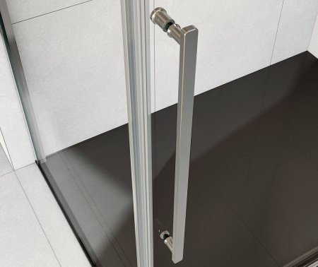 Душевой уголок Vincea Arno 120х80 VSR-1A8012CL профиль Хром стекло прозрачное 