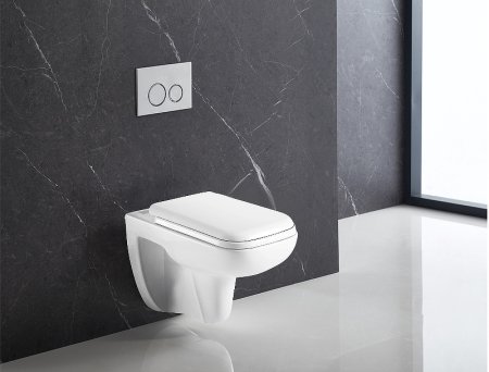 Унитаз Azario Pavia AZ-2005 подвесной Белый с сиденьем Микролифт 