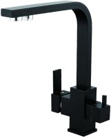 Смеситель для кухни с подключением фильтра для воды D-Lin D159319-A, черный