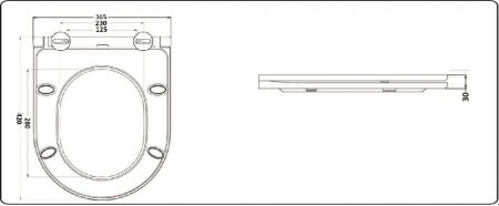 Унитаз-компакт CeramaLux 1219A 