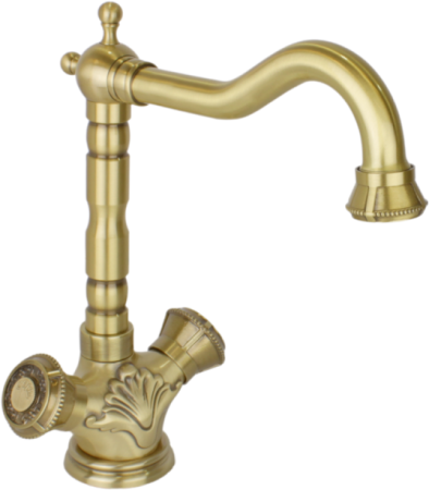 Смеситель для раковины Bronze de Luxe ROYAL 10105, бронза 