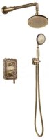 Душевая система встраиваемая Bronze de Luxe WINDSOR 10138R, бронза