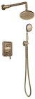 Душевая система встраиваемая Bronze de Luxe WINDSOR 10138R, бронза 