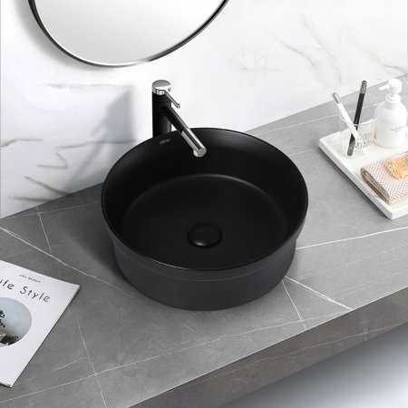 Раковина-чаша Abber Bequem 40 AC2103MB Черная матовая 