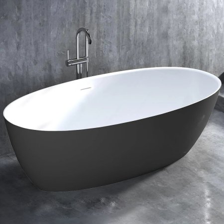 Ванна из искусственного камня Salini Alda Nuova 178х92 101911SMRH покраска по RAL снаружи матовая 