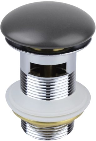 Донный клапан Bronze de Luxe SCANDI 1003/1G, серый 