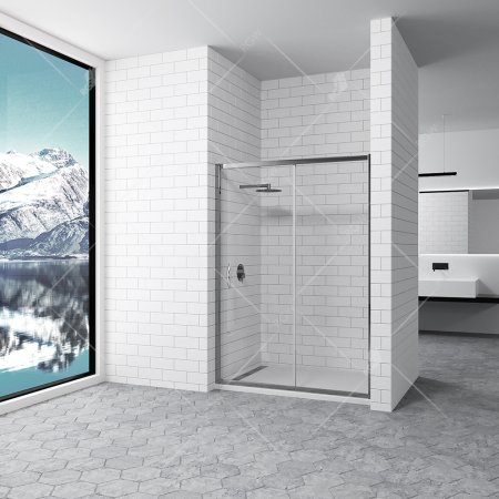 Душевая дверь в нишу RGW Passage PA-016 180х195 профиль хром, стекло прозрачное 