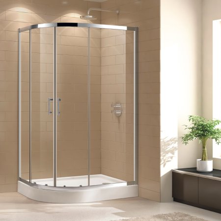 Душевой уголок Cezares ECO-O-RH-2-100/80-C-Cr стекло прозрачное 