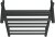 Полотенцесушитель электрический с полочкой (лесенка) Bauedge Stil Shelf DB-0026, 50x80 см 