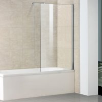 Шторка на ванну WeltWasser WW100 G1 80 10000001226 профиль Хром стекло прозрачное