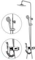 Душевая система с гигиеническим душем FASHUN A2448, хром