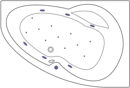 Акриловая ванна Excellent Newa WAEX.NEP16.RELAX 160x95 P 