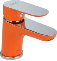 Смеситель для раковины Fiore KEVON CHIC 81OX8120, хром/оранжевый