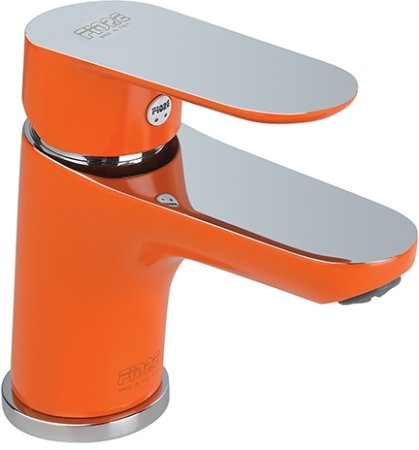 Смеситель для раковины Fiore KEVON CHIC 81OX8120, хром/оранжевый 