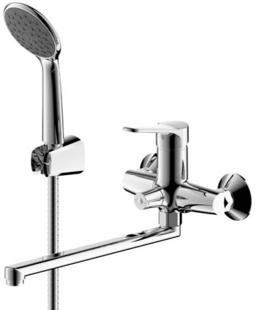 Смеситель для ванны Bravat Emeralda F6135147CP-LB-RUS, хром 