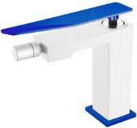 Смеситель для биде Boheme Q 146-WUW.2 Белый Синий