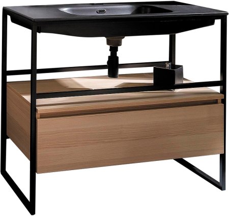 Консоль под раковину Boheme Armadi Art Loft 100 893-100 Черная 