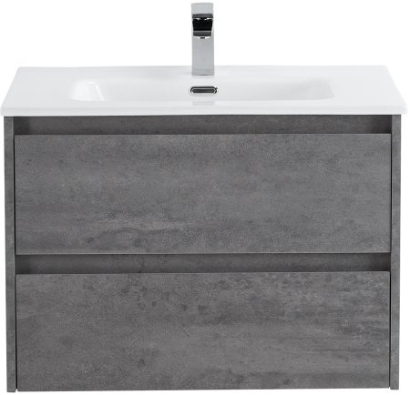 Тумба с раковиной BelBagno KRAFT-600-2C-SO-CG Cemento Grigio 