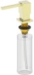 Дозатор мыла WONZON & WOGHAND, Брашированное золото (WW-88SD01-BG) 