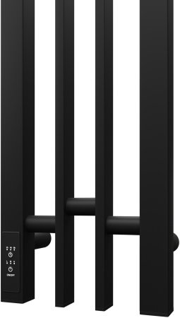 Полотенцесушитель электрический Point Фрея PN20728B П2 140x800 диммер слева, черный 