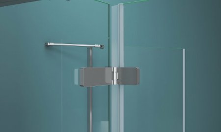 Душевой уголок BelBagno Kraft 100х90 KRAFT-AH-22-100/90-C-Cr-R профиль Хром стекло прозрачное 