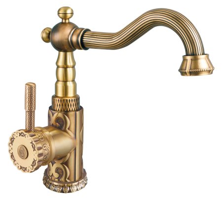 Смеситель Zorg Antic A 114U-BR для раковины 