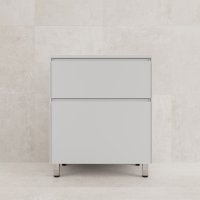 Тумба напольная "ЛИМА 70" эмаль, под раковину LINE 70, 2 ящ., PLUS, белый матовый