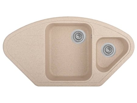 Мойка для кухни каменная Longran Lotus LTG 96х51 Терра 