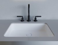 Раковина подстольная матовая 53x38 Salini MAREA 09 1802209M